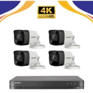 4 كاميرات مراقبة HD 8 ميجا مع التركيب (جدة)