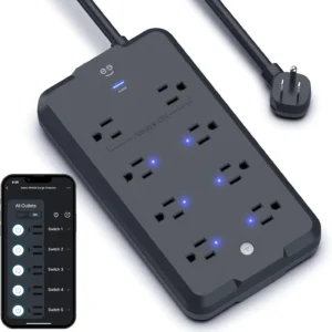 EcoSmart Smart Power Strip with Energy Monitoring