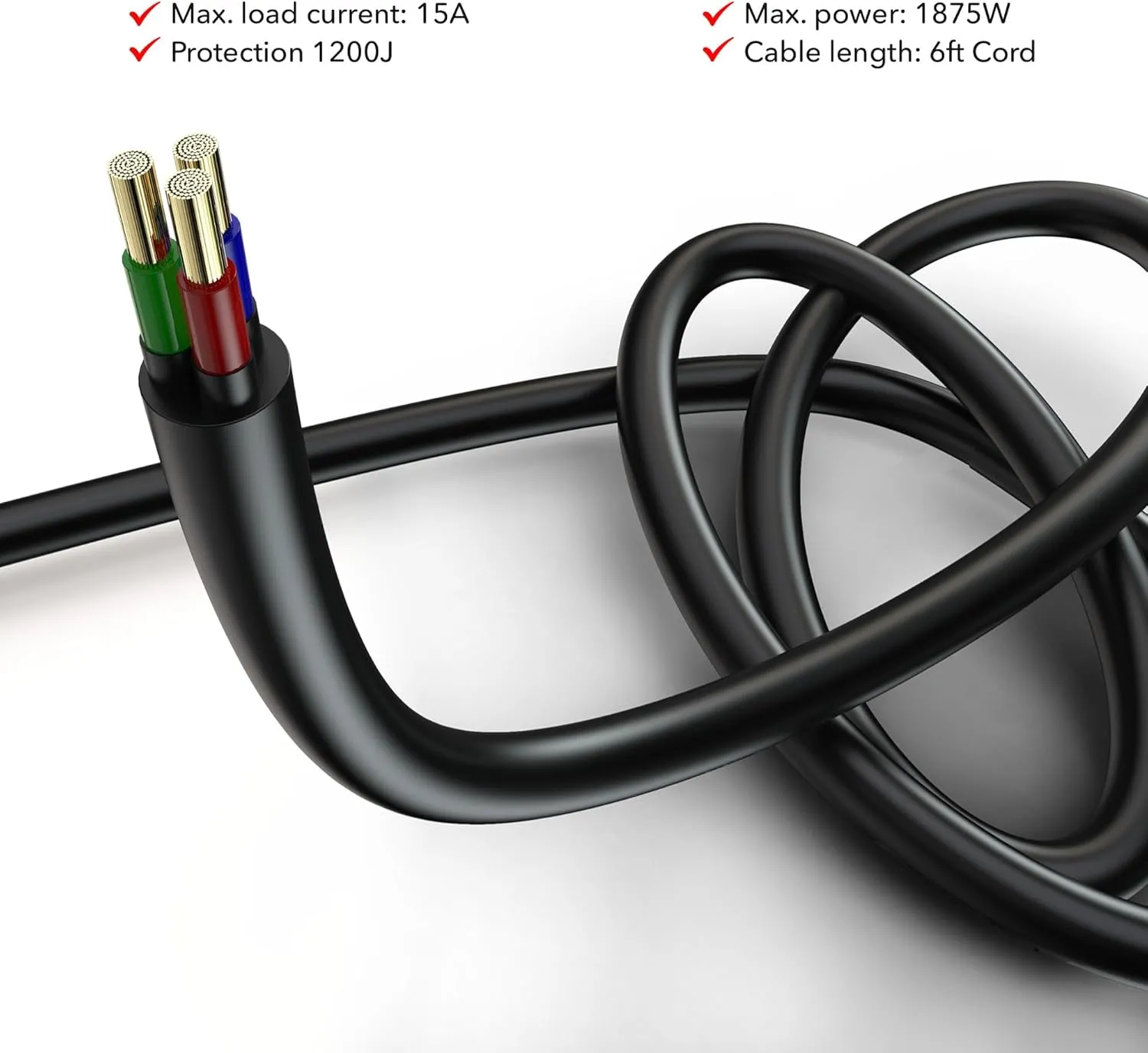 EcoSmart Smart Power Strip with Energy Monitoring - Image 4